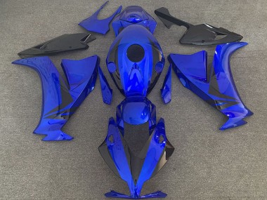 Lojas Kits Carenagem Moto Honda CBR1000RR 2012-2016 - Azul Preto Brilhante
