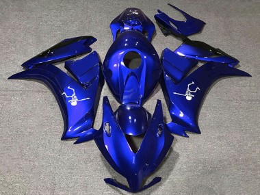 Lojas Carenagem Moto Honda CBR1000RR 2012-2016 - Azul Preto Brilhante
