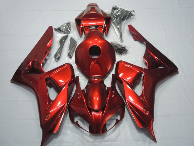Lojas Carenagens Moto Honda CBR1000RR 2006-2007 - Vermelho Profundo