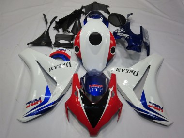 Lojas Carenagens Moto Honda CBR1000RR 2008-2011 - Branco Vermelho Azul HRC Dream Preto Brilhante