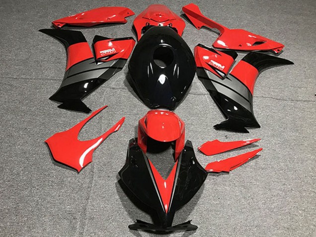Lojas Carenagens Moto Honda CBR1000RR 2012-2016 - Vermelho Cinzento Preto Brilhante