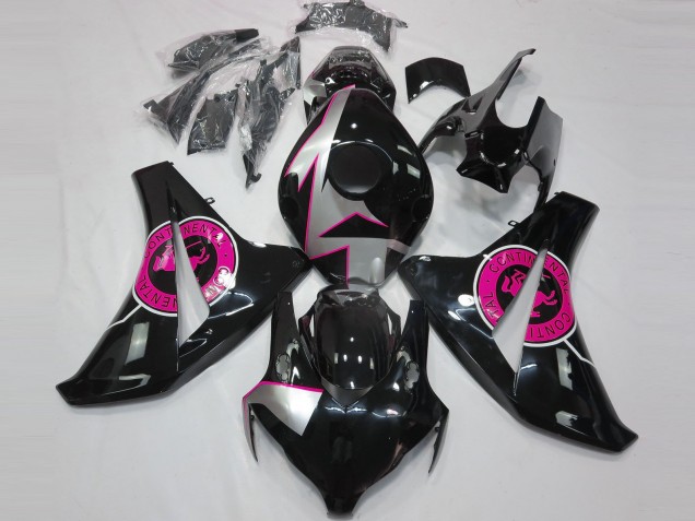 Lojas Carenagens Moto Honda CBR1000RR 2008-2011 - Prata Rosa Preto Brilhante