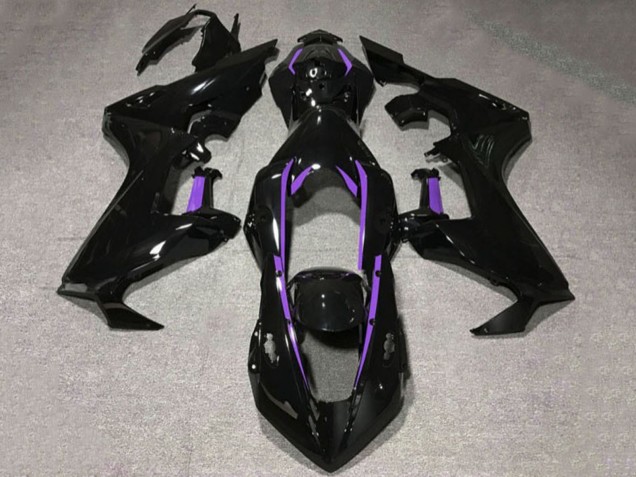 Lojas Carenagens Moto Honda CBR1000RR 2017-2024 - Preto Brilhante Roxo Linha