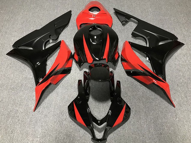 Lojas Carenagens Moto Honda CBR600RR 2007-2008 - Vermelho Preto Brilhante