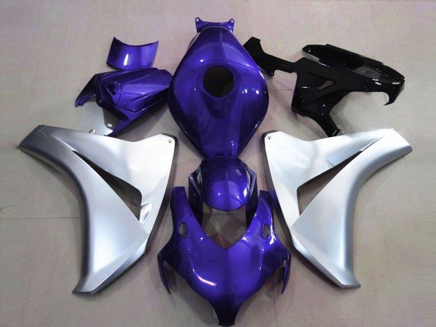 Lojas Carenagens Moto Honda CBR1000RR 2008-2011 - Prata Azul