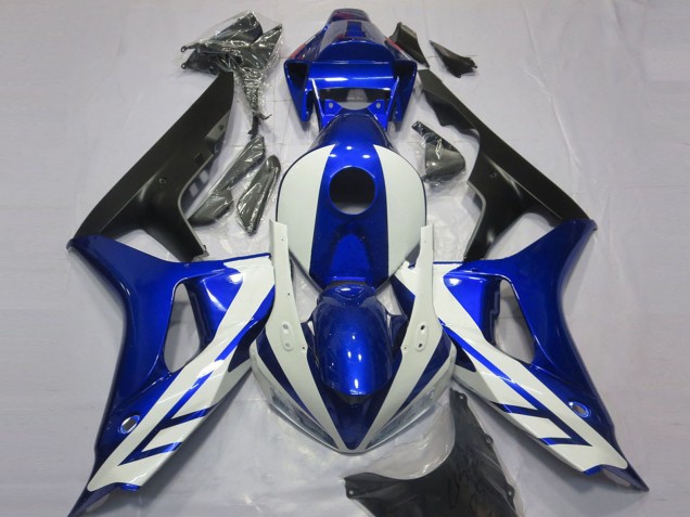 Lojas Carenagem Moto Honda CBR1000RR 2006-2007 - Azul Branco Preto Fosco