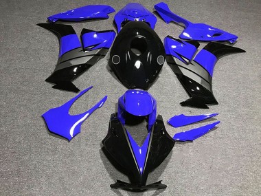Lojas Carenagens Moto Honda CBR1000RR 2012-2016 - Azul Cinzento Preto Brilhante