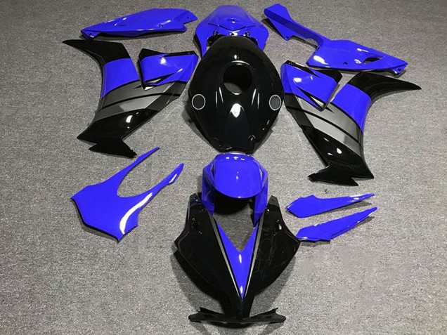Lojas Carenagens Moto Honda CBR1000RR 2012-2016 - Azul Cinzento Preto Brilhante