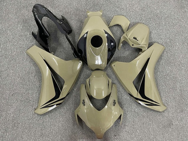 Lojas Carenagens Moto Honda CBR1000RR 2008-2011 - Bronzeado do Deserto Preto Brilhante OEM Estilo
