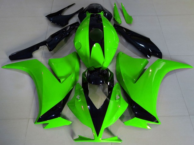 Lojas Carenagens Moto Honda CBR1000RR 2012-2016 - Verde Preto Brilhante