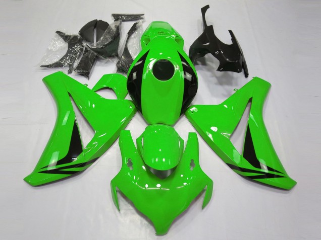 Lojas Carenagens Moto Honda CBR1000RR 2008-2011 - Verde Preto Brilhante OEM Estilo