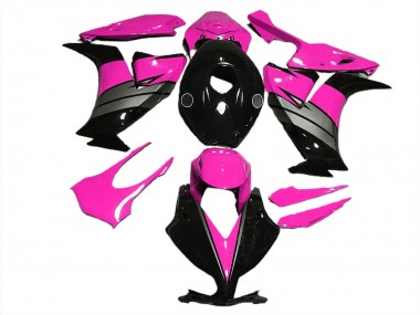 Lojas Carenagens Moto Honda CBR1000RR 2012-2016 - Rosa Cinzento Preto Brilhante