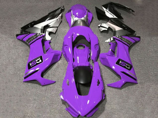 Lojas Carenagens Moto Honda CBR1000RR 2017-2023 - Roxo Branco Prata Preto Brilhante DSI
