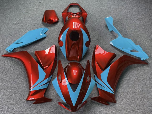 Lojas Carenagens Moto Honda CBR1000RR 2012-2016 - Vermelho Azul Claro
