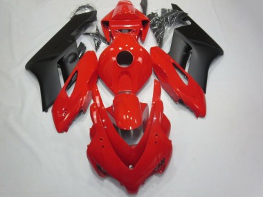 Lojas Carenagens Moto Honda CBR1000RR 2004-2005 - Vermelho Preto Fosco