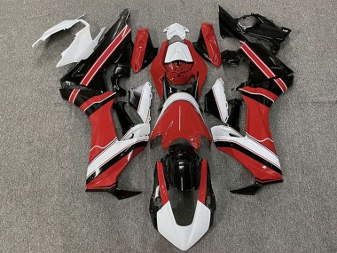 Lojas Carenagens Moto Honda CBR1000RR 2017-2023 - Branco Vermelho Preto Brilhante