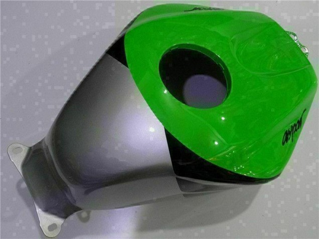 Lojas Carenagem Moto Honda CBR600RR 2003-2004 - Prata Verde Preto Brilhante