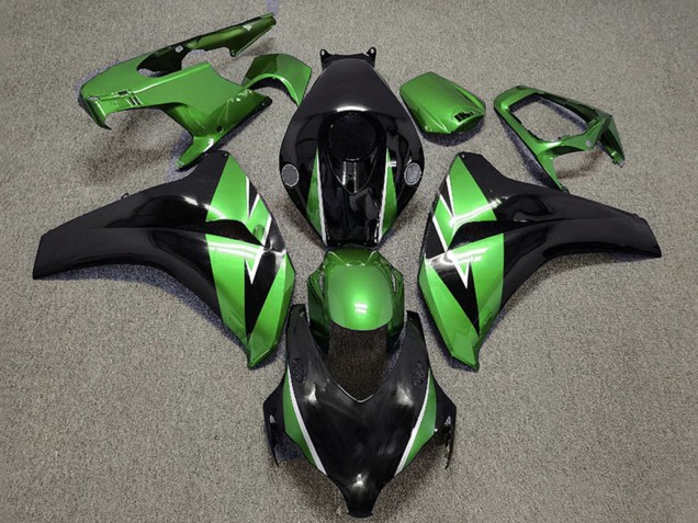 Lojas Carenagem Moto Honda CBR1000RR 2008-2011 - Verde Preto Brilhante