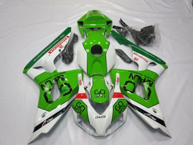 Lojas Carenagens Moto Honda CBR1000RR 2006-2007 - Branco Verde Vermelho Go Fun