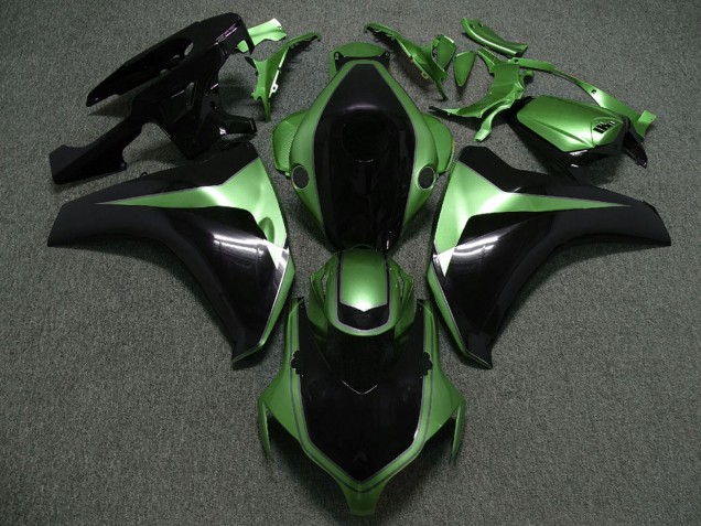 Lojas Carenagens Moto Honda CBR1000RR 2008-2011 - Verde Preto Brilhante
