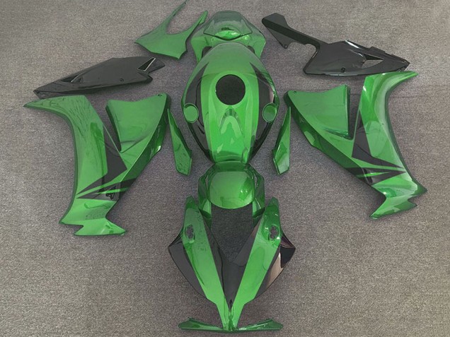 Lojas Carenagens Moto Honda CBR1000RR 2012-2016 - Verde Preto Brilhante Estilo