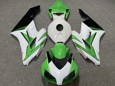 Lojas Carenagens Moto Honda CBR1000RR 2004-2005 - Branco Verde Preto Brilhante