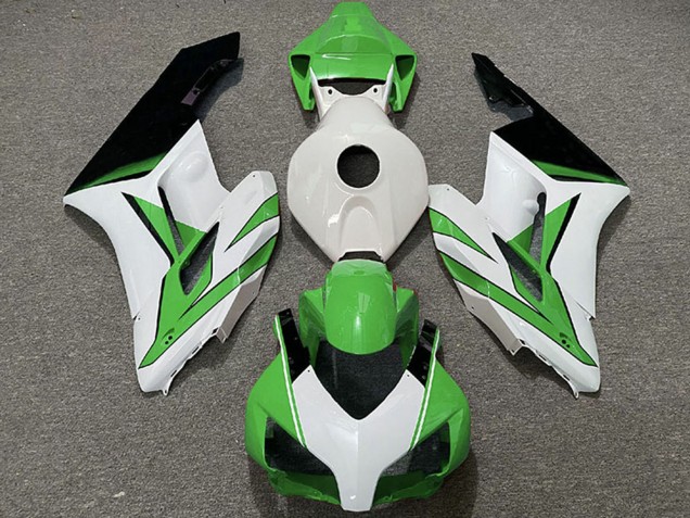 Lojas Carenagens Moto Honda CBR1000RR 2004-2005 - Branco Verde Preto Brilhante