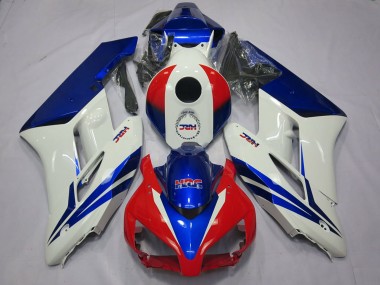 Lojas Carenagens Moto Honda CBR1000RR 2004-2005 - Branco Azul Vermelho HRC OEM Estilo