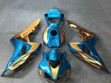 Lojas Carenagens Moto Honda CBR1000RR 2006-2007 - Azul Claro Ouro