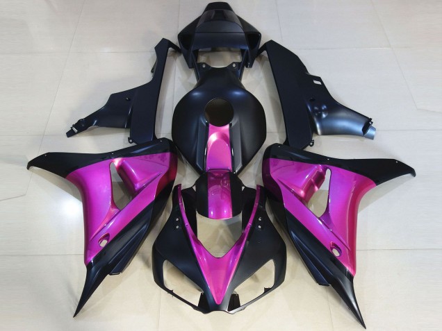 Lojas Carenagens Moto Honda CBR1000RR 2006-2007 - Rosa Matte Azul Escuro