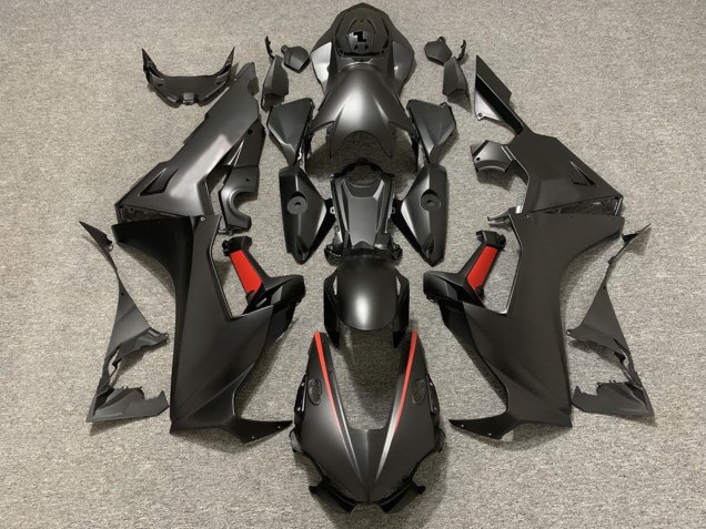 Lojas Carenagens Moto Honda CBR1000RR 2017-2024 - Preto Fosco Vermelho