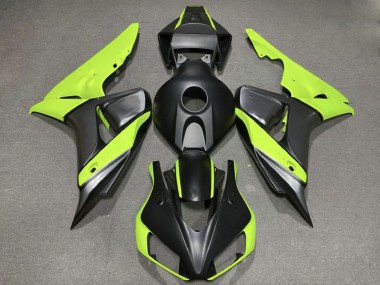 Lojas Carenagens Moto Honda CBR1000RR 2006-2007 - Verde Preto Fosco