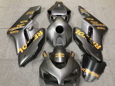 Lojas Carenagens Moto Honda CBR1000RR 2004-2005 - Cinzento Fosco Ouro Repsol