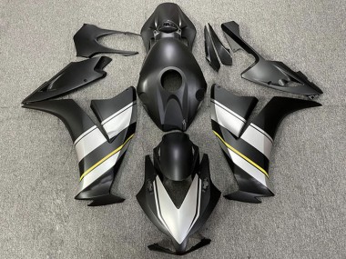 Lojas Carenagens Moto Honda CBR1000RR 2012-2016 - Prata Amarelo Preto Fosco