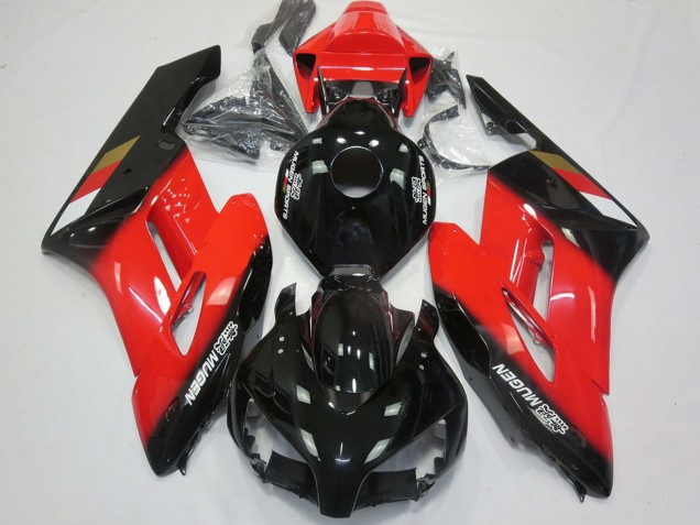 Lojas Carenagens Moto Honda CBR1000RR 2004-2005 - Vermelho Preto Brilhante Mugen