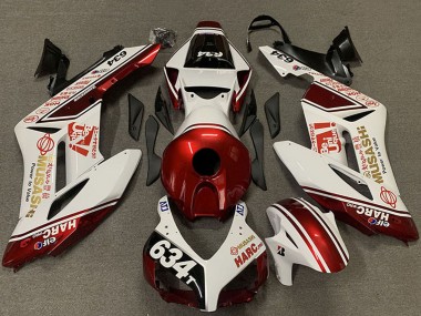 Lojas Carenagens Moto Honda CBR1000RR 2004-2005 - Branco Vermelho Musashi 634