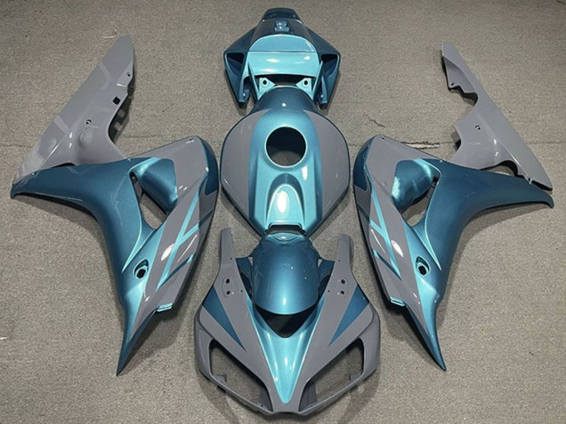 Lojas Carenagens Moto Honda CBR1000RR 2006-2007 - Nardo Cinzento Azul Claro
