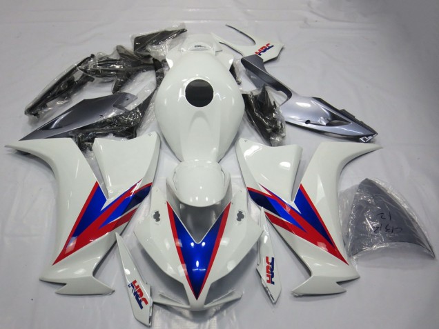 Lojas Carenagens Moto Honda CBR1000RR 2012-2016 - Branco Azul Vermelho HRC OEM Estilo