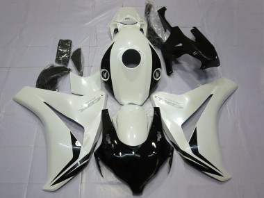 Lojas Carenagens Moto Honda CBR1000RR 2008-2011 - Branco Pérola Preto Brilhante
