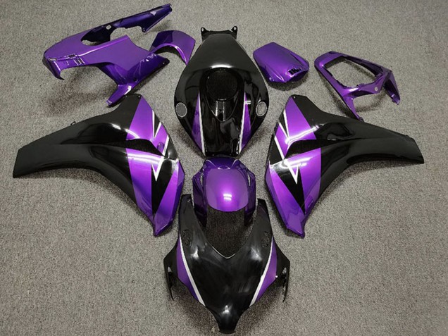 Lojas Carenagens Moto Honda CBR1000RR 2008-2011 - Roxo Preto Brilhante