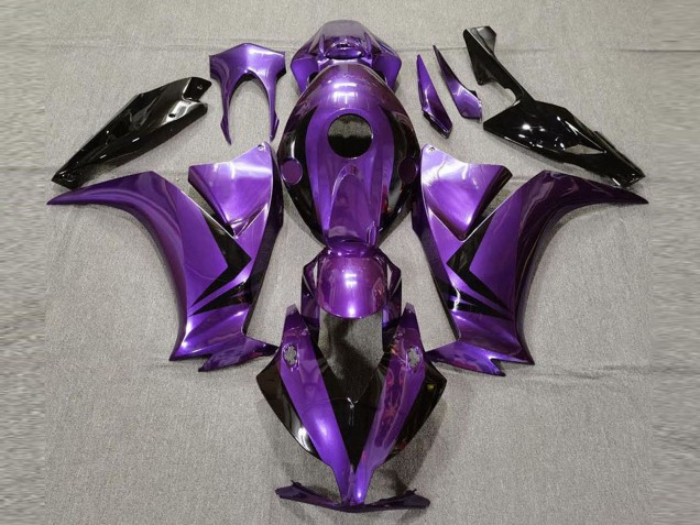 Lojas Carenagens Moto Honda CBR1000RR 2012-2016 - Roxo Preto Estilo