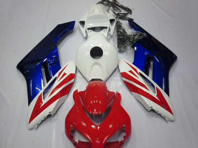 Lojas Carenagens Moto Honda CBR1000RR 2004-2005 - Branco Vermelho Azul