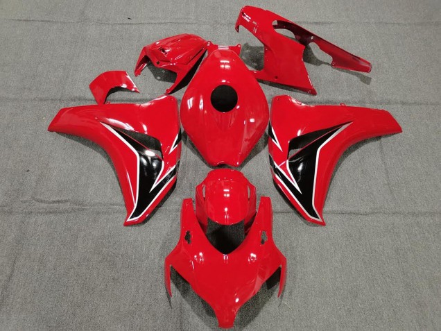 Lojas Carenagens Moto Honda CBR1000RR 2008-2011 - Vermelho Preto Brilhante OEM Estilo