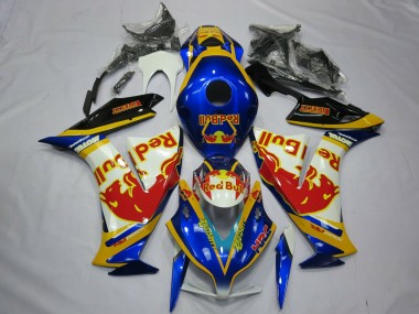 Lojas Carenagens Moto Honda CBR1000RR 2012-2016 - Branco Azul Amarelo Red Bull