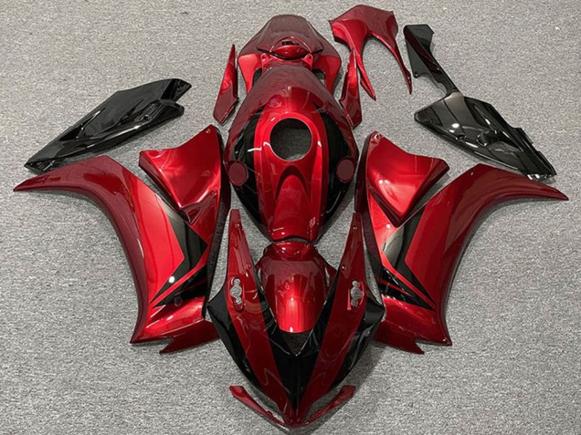 Lojas Carenagens Moto Honda CBR1000RR 2012-2016 - Vermelho Preto Brilhante Estilo
