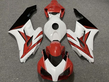 Lojas Carenagens Moto Honda CBR1000RR 2004-2005 - Branco Vermelho Preto Brilhante