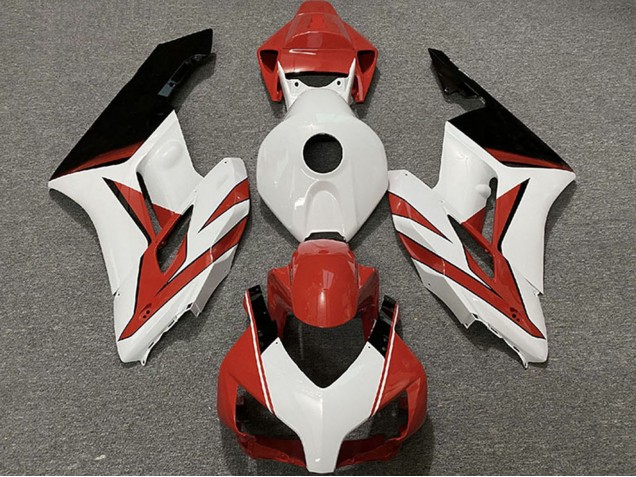Lojas Carenagens Moto Honda CBR1000RR 2004-2005 - Branco Vermelho Preto Brilhante