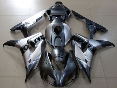 Lojas Carenagens Moto Honda CBR1000RR 2006-2007 - Prata Cinzento Preto Repsol