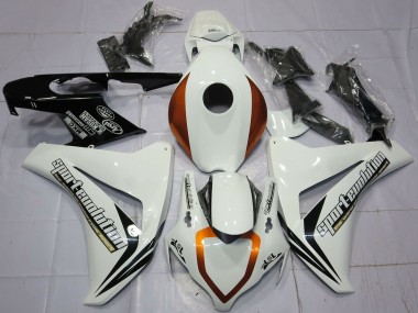 Lojas Carenagens Moto Honda CBR1000RR 2008-2011 - Branco Vermelho Preto Brilhante Sport Evolution