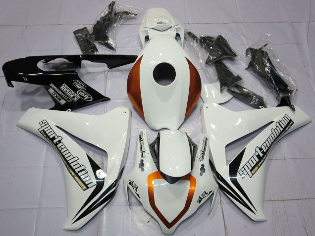 Lojas Carenagens Moto Honda CBR1000RR 2008-2011 - Branco Vermelho Preto Brilhante Sport Evolution